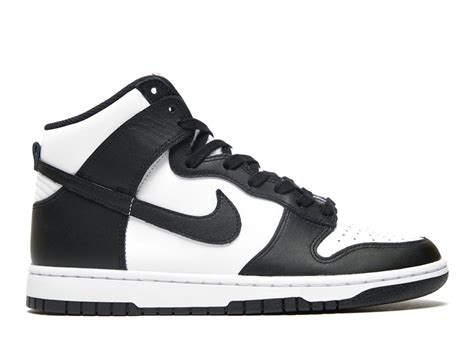 nike dunk hi black white|Nike dunk pandas high.